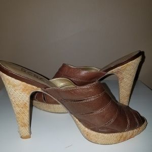 BCBG Platform Open-toe Sandals